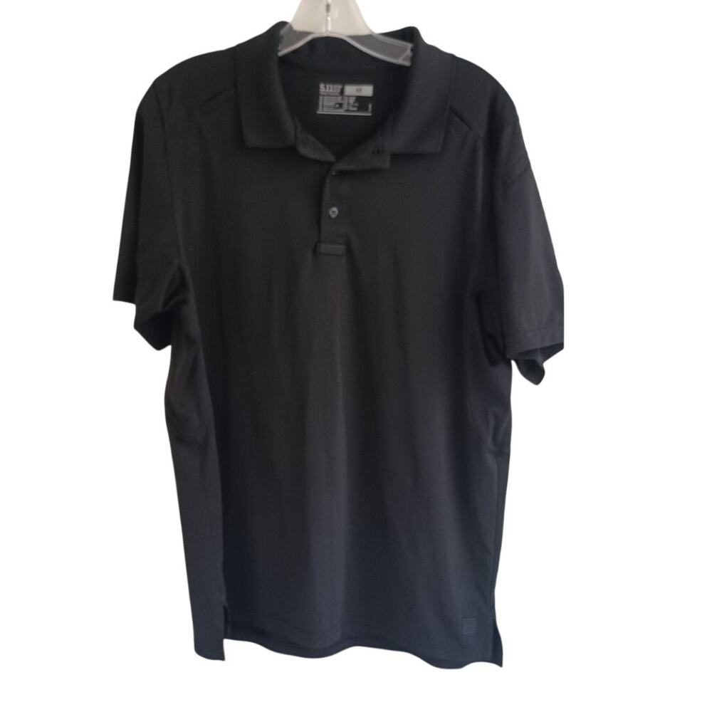 5.11 Tactical Men's black polo shirt Size M